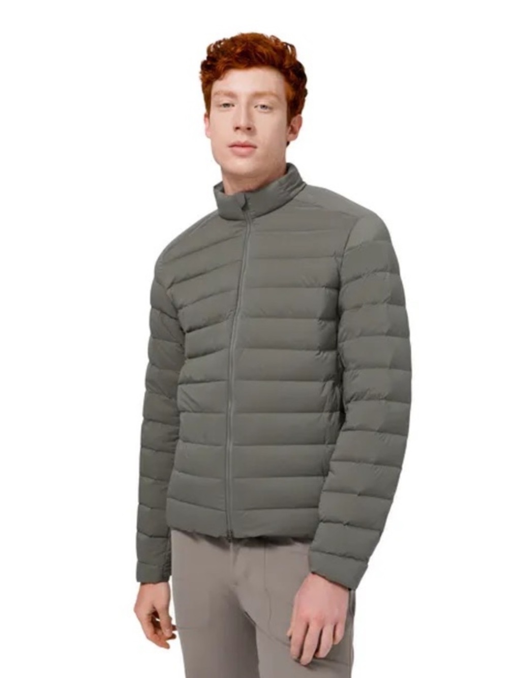 Lululemon Men’s Navigation Stretch Down Puffer Green‎ Jacket Size Medium